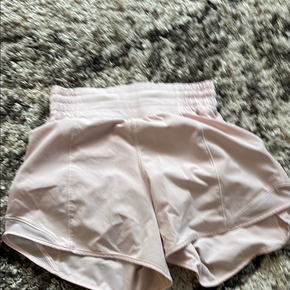 Women's Pink High-Waisted Shorts